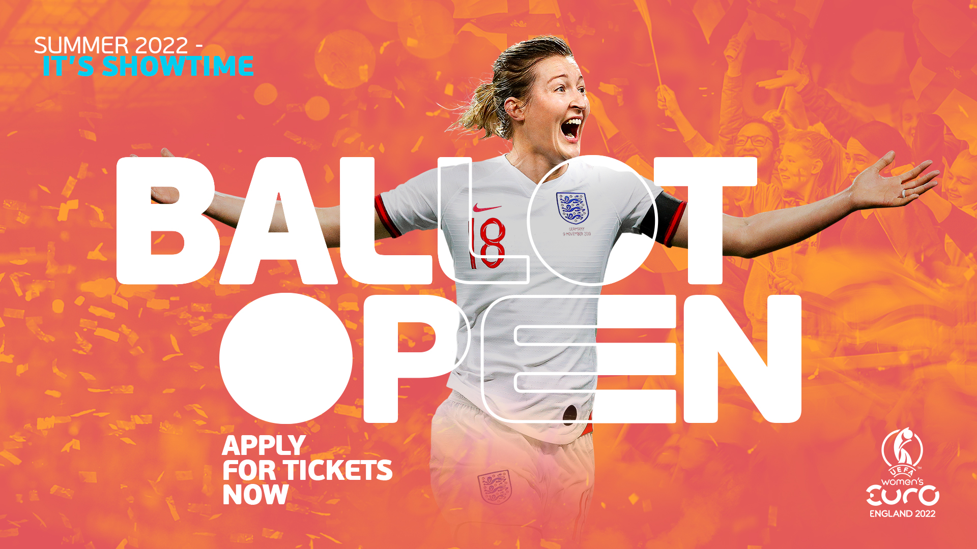 The UEFA Women’s EURO 2022 public ballot is now open! Berks & Bucks FA