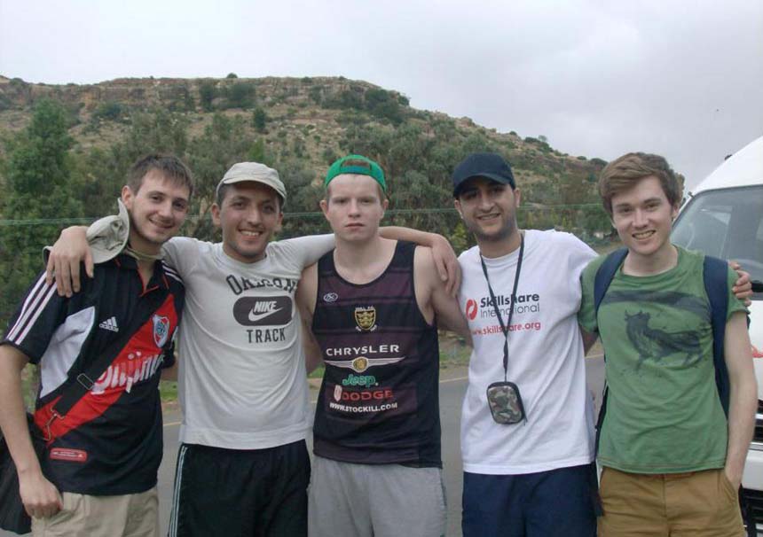 Football Futures Ambassadors in Lesotho.