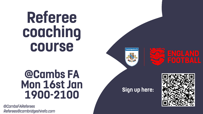 211222 Referee coaching course poster