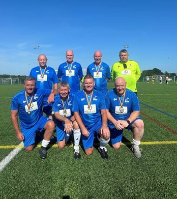 Walking Football Over 50's Winners