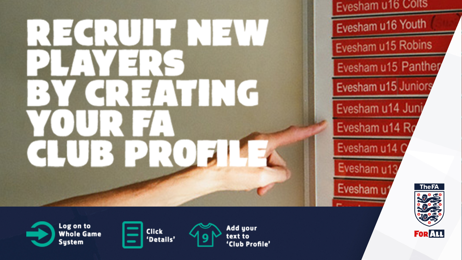 New player recruitment tool now available - Middlesex FA