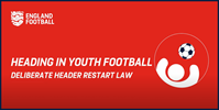 England Football screenshot of FA Video 'Heading in youth football'