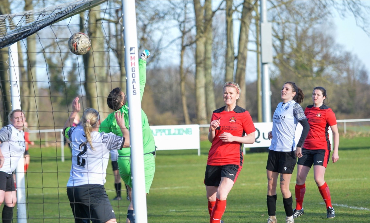 Beccles Town Needham Market Womens Cup QF Feb 2023 2