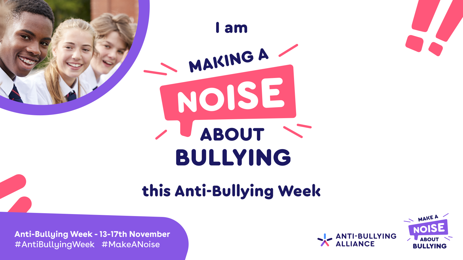 Were Making a Noise for Anti Bullying Week 2023 - North Riding FA