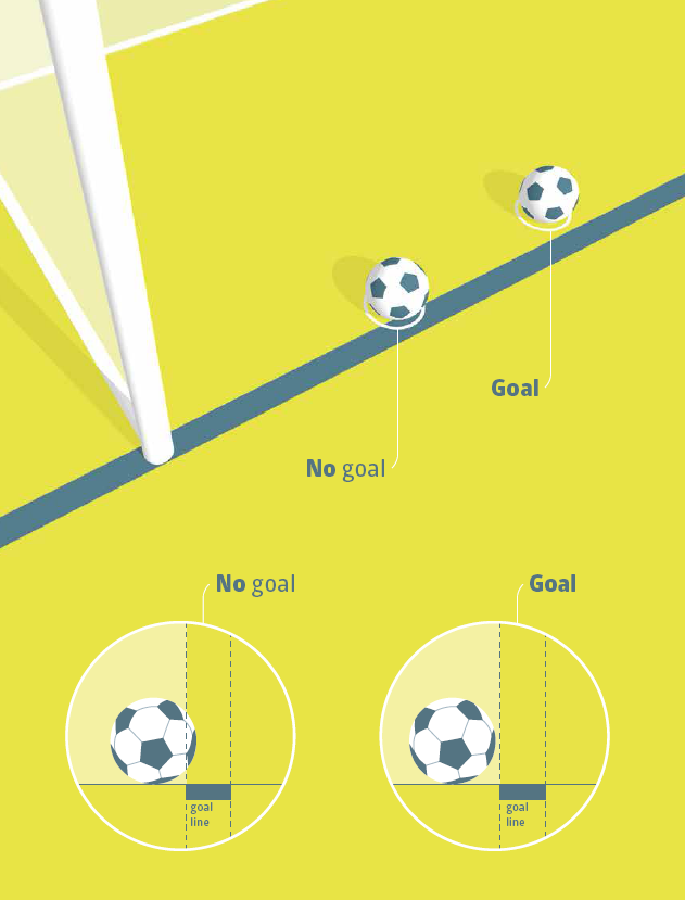 two players football goal shoot coin