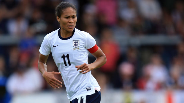 Rachel Yankey earned a record-breaking 126th cap for England